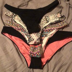 Victoria secret cheeky swimsuit bottom bundle
